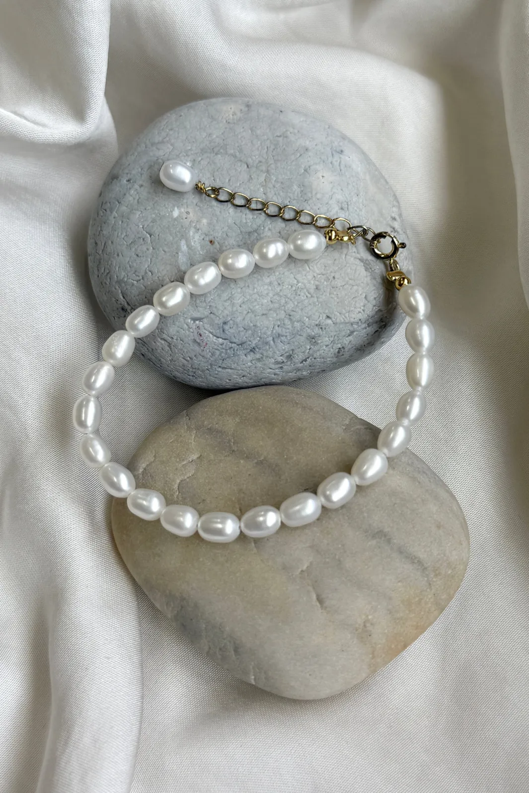 Mellow Moon Armbånd<Ferskvandsperle Armbånd