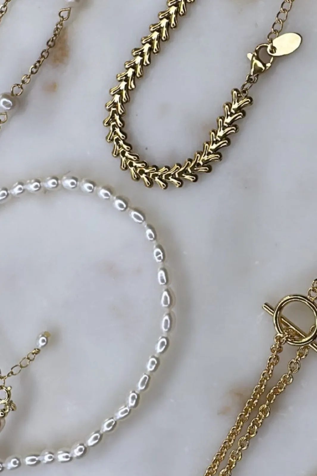 Mellow Moon Armbånd<Ferskvandsperle Armbånd