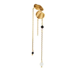 Stine A Øreringe<Festive Clear Sea Earring With Chains & Stones