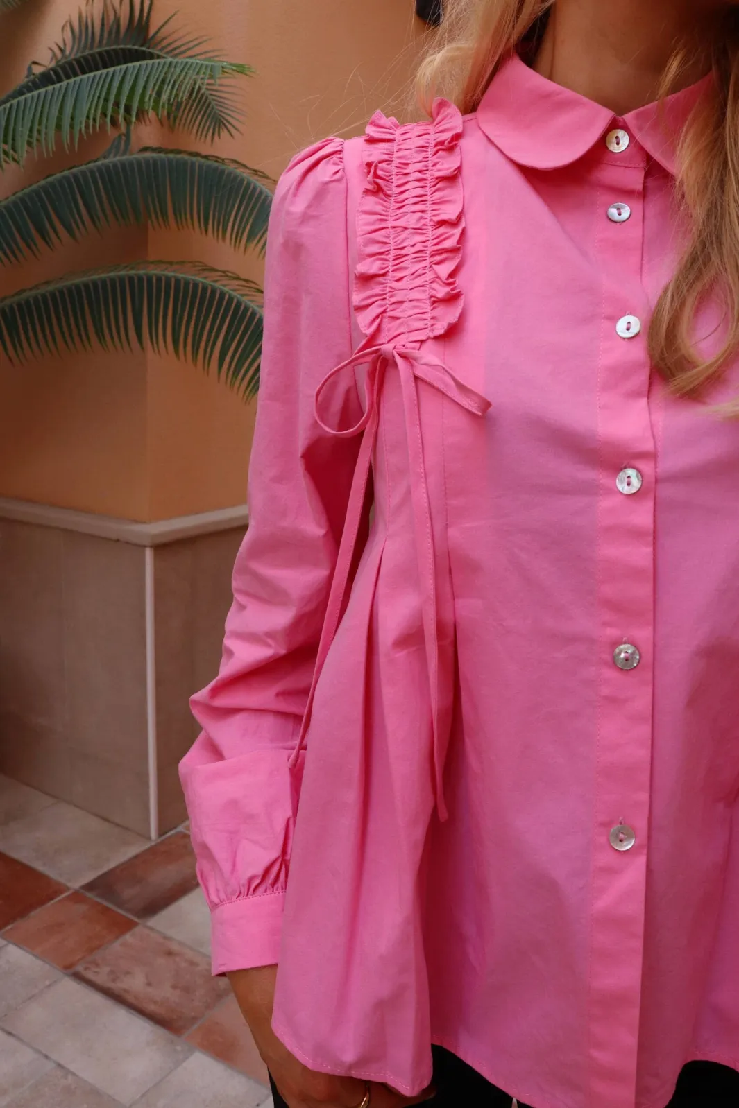 Liberte Bluser & Skjorter|Ammevenligt Tøj<Fie Ls Frill Shirt 22308