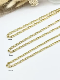 Mellow Moon Halskæder<Figaro Mesh Necklace figaro02