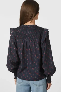 Neo Noir Bluser & Skjorter<Filja Fine Print Blouse 166551