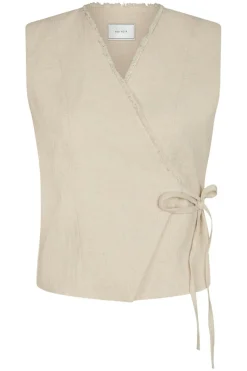 Neo Noir Overtøj & Jakker<Filora Ramie Wrap Waistcoat 166243