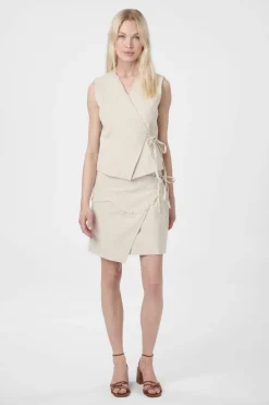 Neo Noir Overtøj & Jakker<Filora Ramie Wrap Waistcoat 166243