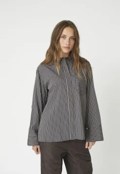 Co´Couture Bluser & Skjorter|Ammevenligt Tøj<Finacc Stripe Shirt 35880