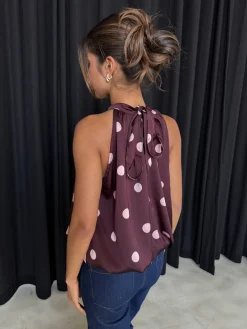Discount Fiona Dot Top 15064 T-Shirts & Toppe