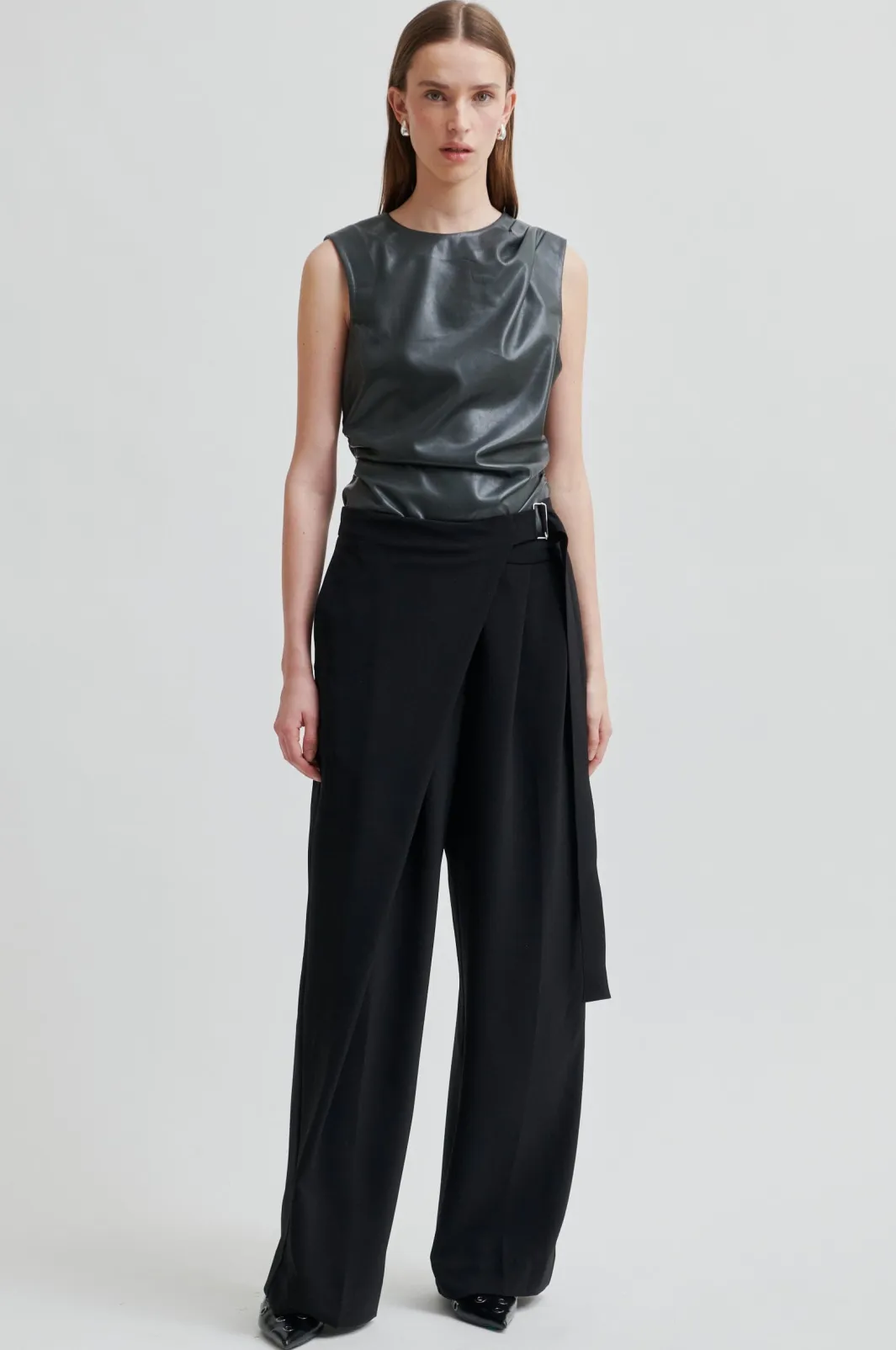 Discount Fique Wrap Trousers 60222 Bukser, Jeans & Leggings