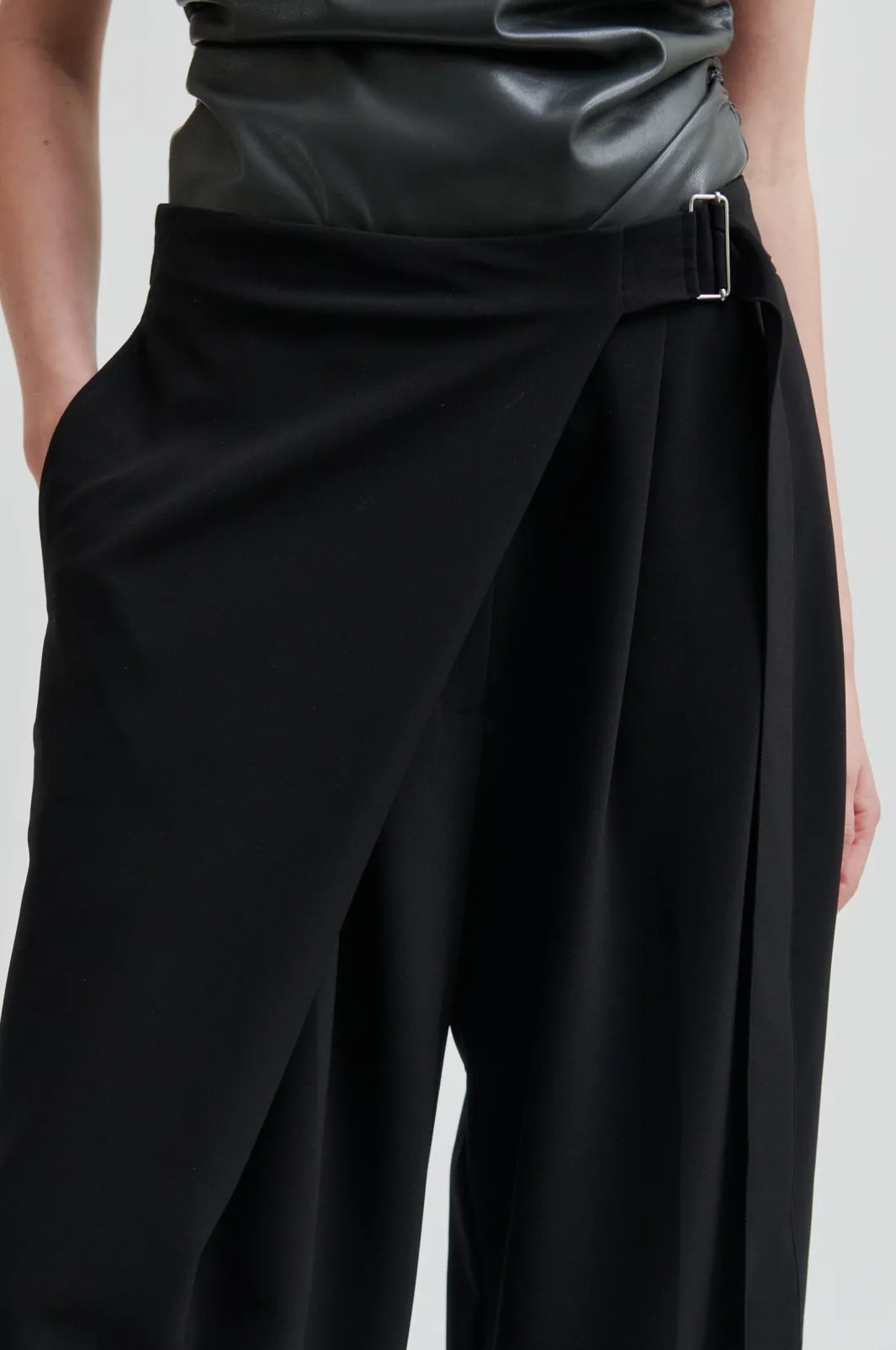 Discount Fique Wrap Trousers 60222 Bukser, Jeans & Leggings