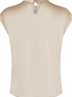 Neo Noir T-Shirts & Toppe<Fleur Drapy Satin Blouse