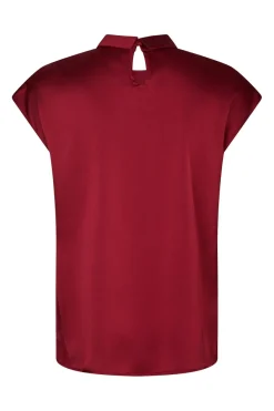 Neo Noir Bluser & Skjorter<Fleur Drapy Satin Blouse 160990