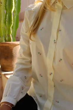 Hot Flora Ls Blouse 21598 Bluser & Skjorter|Ammevenligt Tøj