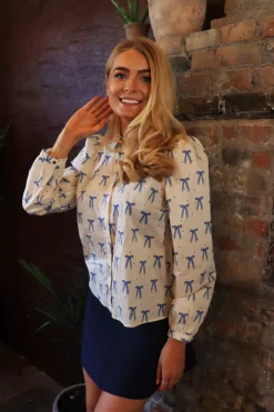 Sale Flora Ls Blouse 21598 Bluser & Skjorter|Ammevenligt Tøj