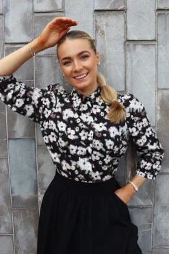 Discount Flora-Blouse 21249 Bluser & Skjorter|Ammevenligt Tøj