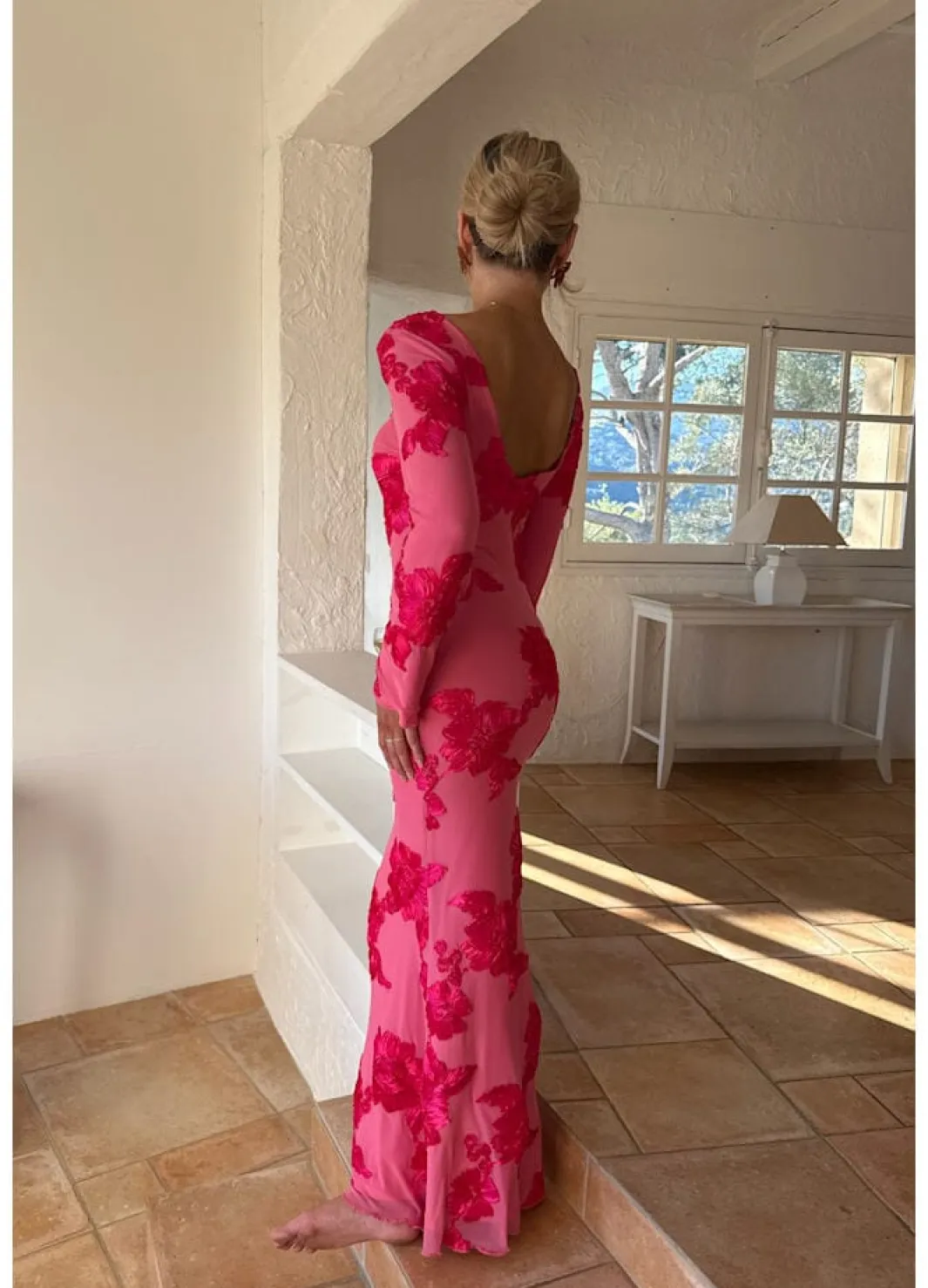 BYIC Kjoler<Floraic Mesh Dress A23862
