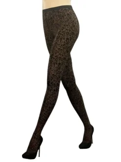Outlet Floral Jacquard Tights Strømper & Strømpebukser