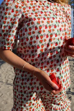 Discount Flora-Ss-Blouse 22181 Bluser & Skjorter
