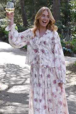 A-View Sæt 🛍️|Bluser & Skjorter<Flounce Blouse AV7039