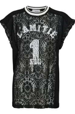Sale Football Lace Frill Top HL10124 T-Shirts & Toppe