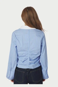 Neo Noir Bluser & Skjorter<Francesca Stripe Shirt 165981