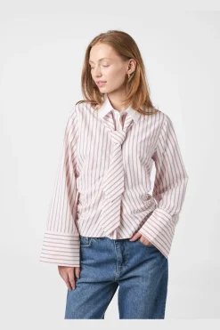 Neo Noir Bluser & Skjorter<Francesca Stripe Shirt 981
