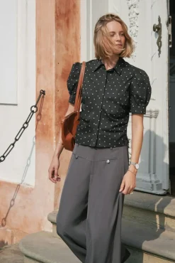 Hot Frannie Dot Shirt 166006 Bluser & Skjorter|Ammevenligt Tøj
