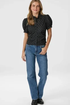 Hot Frannie Dot Shirt 166006 Bluser & Skjorter|Ammevenligt Tøj