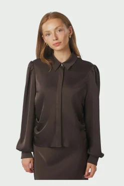 New Fransala Heavy Sateen Shirt 166635 Bluser & Skjorter|Ammevenligt Tøj
