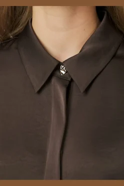 New Fransala Heavy Sateen Shirt 166635 Bluser & Skjorter|Ammevenligt Tøj