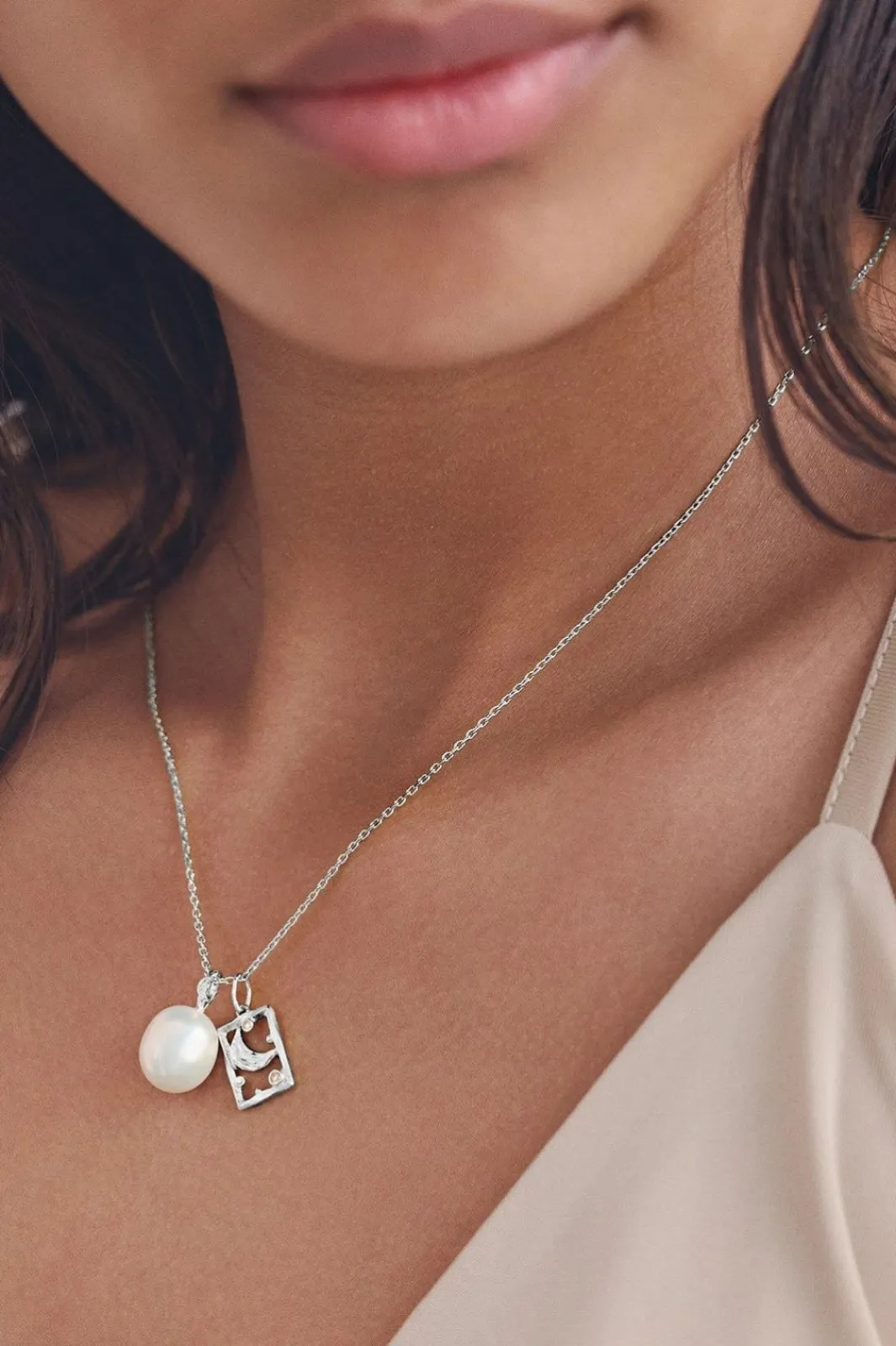 Clearance Freshwater Pearl Water Pendant Halskæder