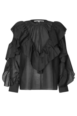 Hot Fria Frill Blouse 60121 Bluser & Skjorter