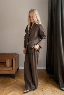 Molly&My x Julie Elgaard Sæt 🛍️|Jakkesæt<Frida String Structure Blazer 167115