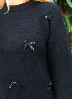Liberte Strik|Bluser & Skjorter<Fro Bow Pullover 22104