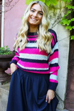 Frodine Stripe Pullover 22261 Strik|Bluser & Skjorter