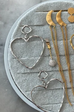 Online Funky Heart Earring Øreringe