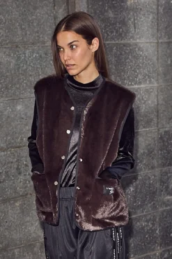 Clearance Fur Tech Vest HL10254 Veste