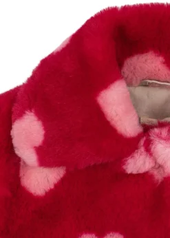 Fuzzie Coat Grs Ks104302 Børn Overtøj