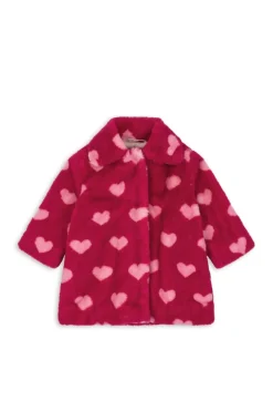 Fuzzie Coat Grs Ks104302 Børn Overtøj