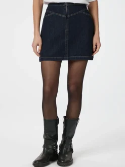 Neo Noir Nederdele<Gabani Denim Skirt 164288