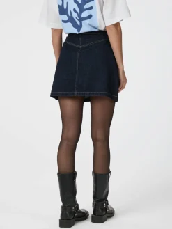 Neo Noir Nederdele<Gabani Denim Skirt 164288
