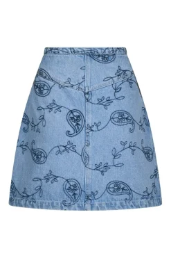Discount Gabani Embroidery Denim Skirt 165223 Sæt 🛍️|Nederdele