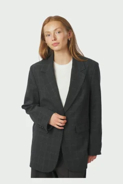 Neo Noir Blazere<Gaby Check Blazer 166932