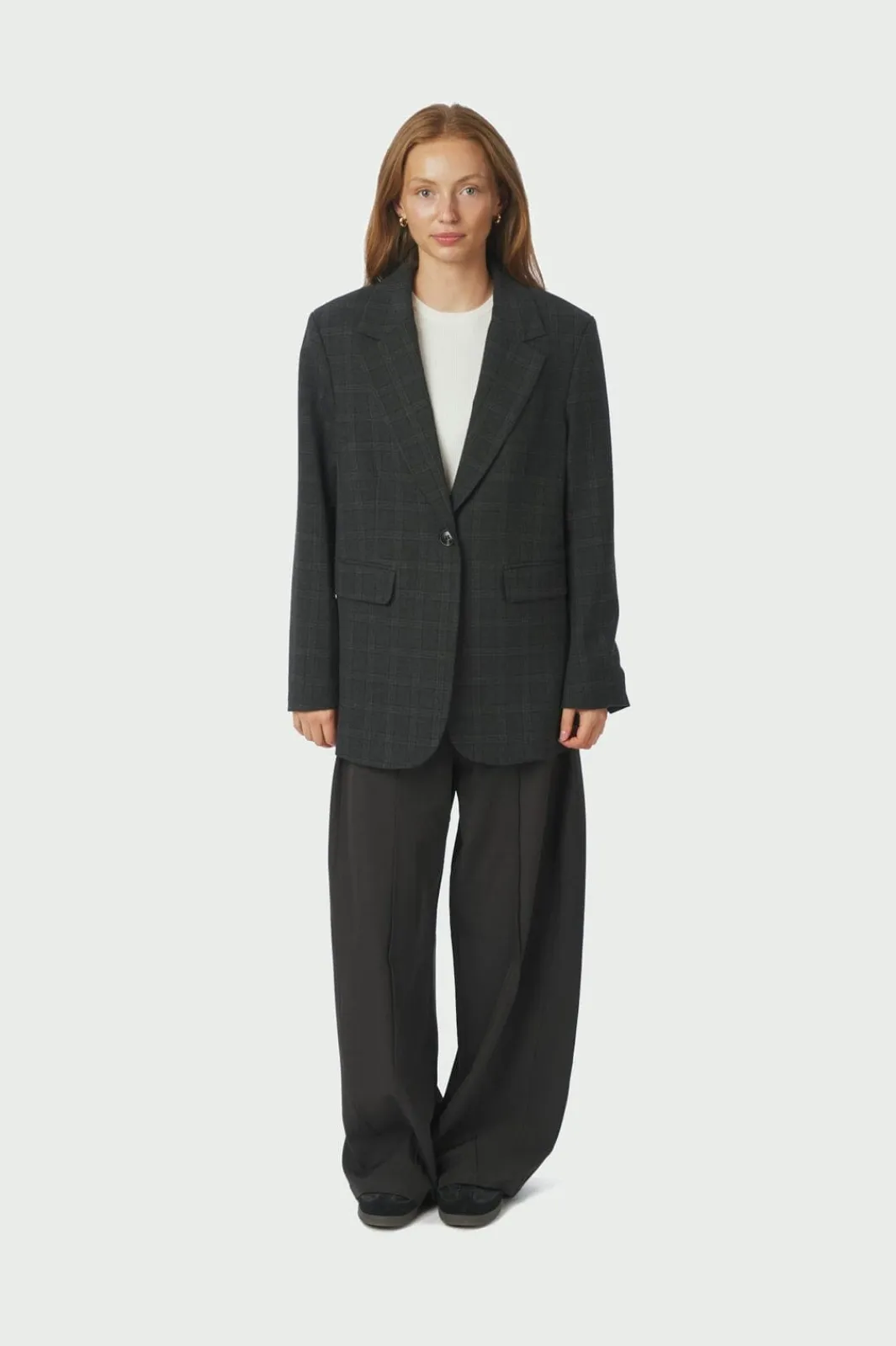 Neo Noir Blazere<Gaby Check Blazer 166932