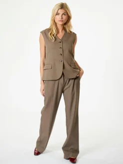 Outlet Gamina Structure Waistcoat T-Shirts & Toppe|Ammevenligt Tøj