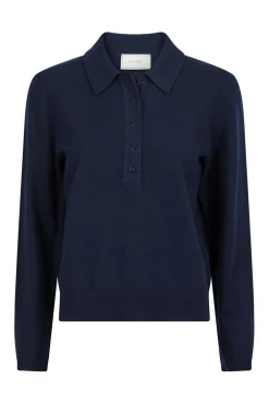 Best Genea Knit Polo Blouse 163891 Bluser & Skjorter