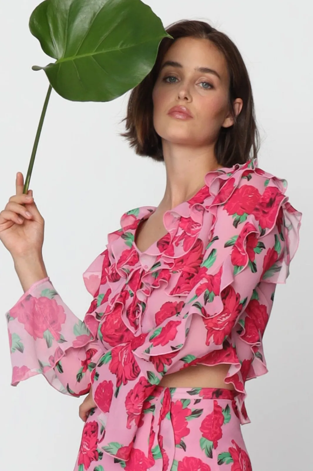 Clearance Georgia Blouse C240213 Bluser & Skjorter|Sæt 🛍️