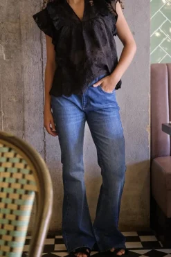 Georgina Denim Pants Bukser, Jeans & Leggings
