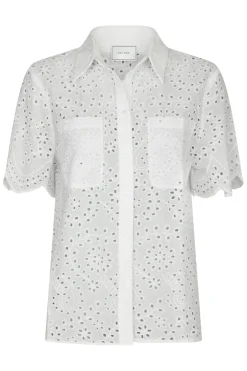 Best Gessie Embroidery Shirt 165383 Bluser & Skjorter|Ammevenligt Tøj