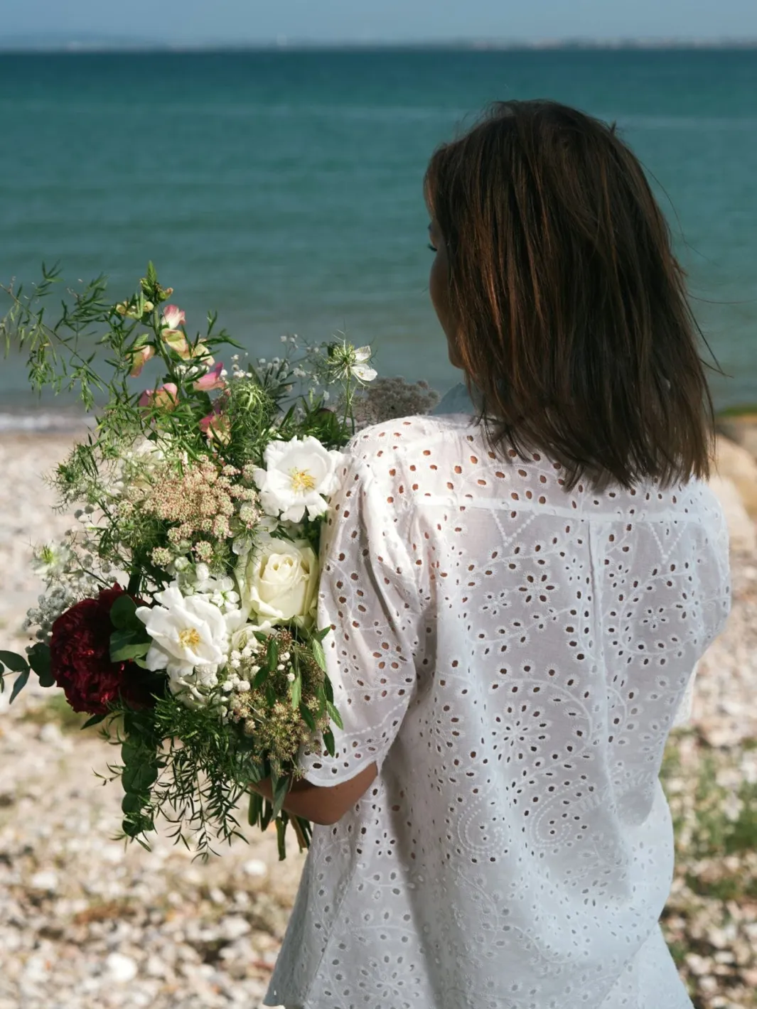 Best Gessie Embroidery Shirt 165383 Bluser & Skjorter|Ammevenligt Tøj
