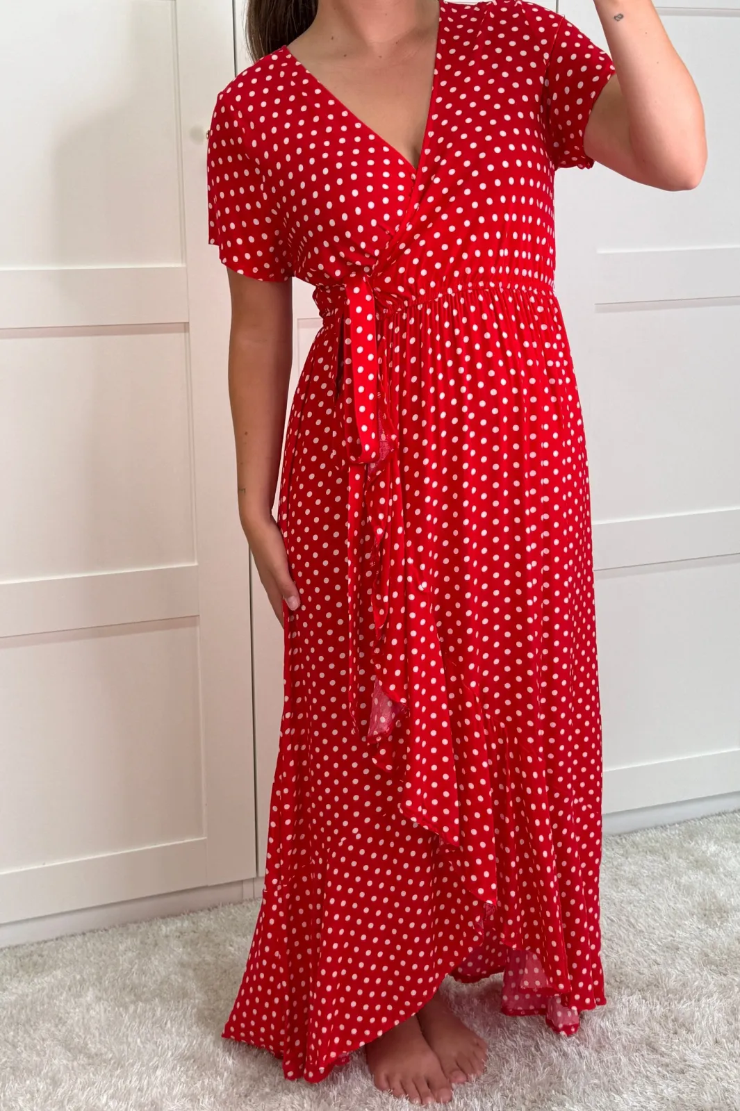 A-bee Kjoler<Ginevra Dot Wrap Dress