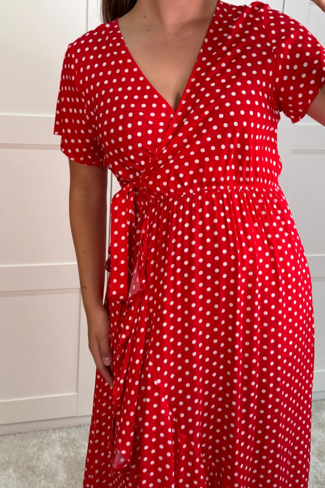 A-bee Kjoler<Ginevra Dot Wrap Dress
